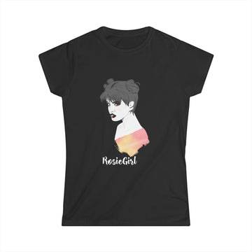 C-RG-24b "Rosie Girl" Print Design | Women's Softstyle Tee