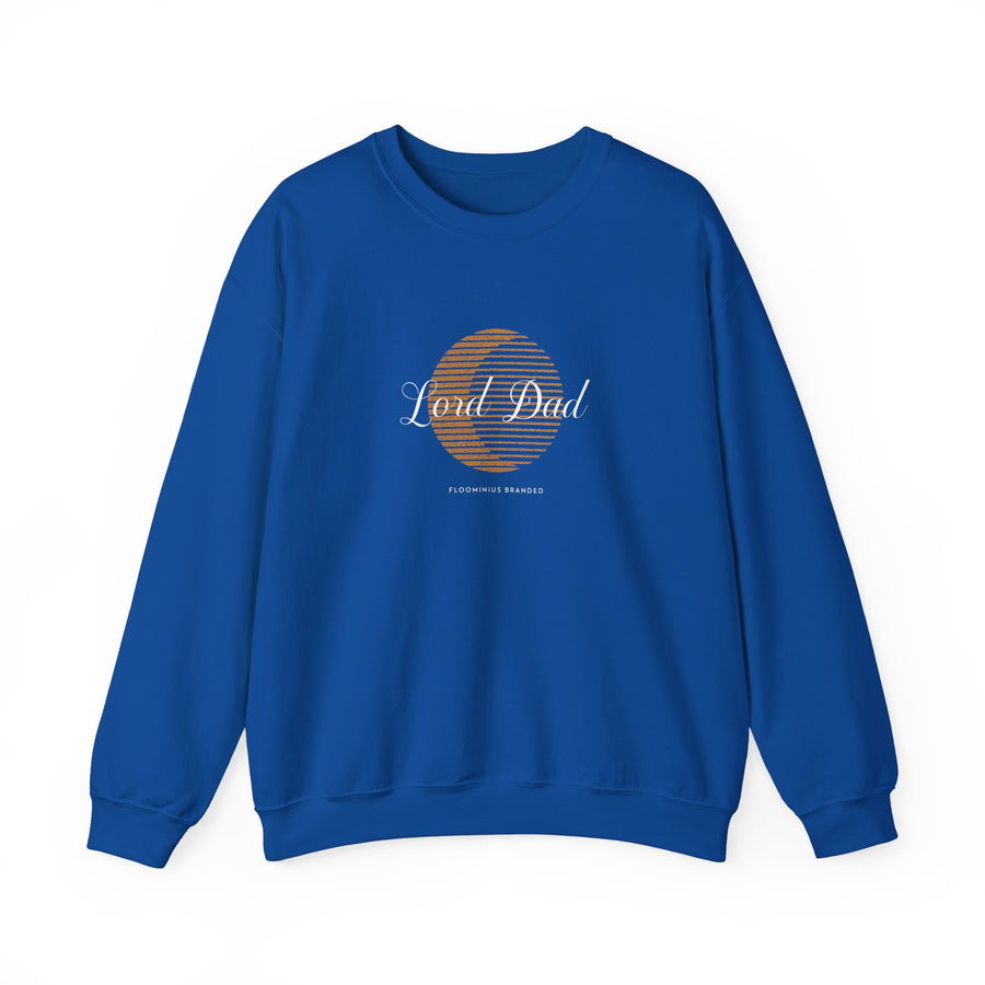 LD1 S002c Lord Dad "Sun & Moon Print Design | Unisex Heavy Blend™ Crewneck Sweatshirt