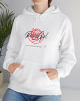 C-03a "Red Rose" Print Design | Unisex Heavy Blend™ Hooded Sweatshirt