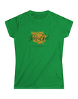 C-01b Rosie Girl Logo "Golden Rose" Print Design | Women's Softstyle Tee