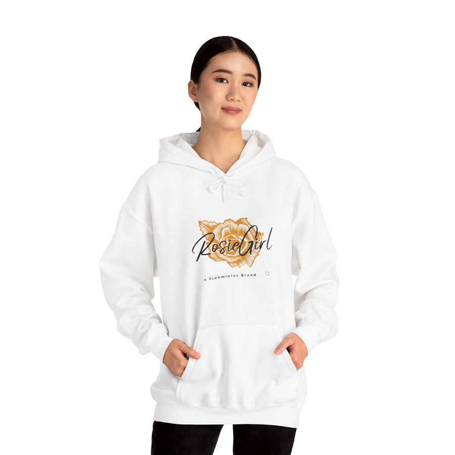 C-03c "Golden Rose" Print Design | Unisex Heavy Blend™ Hooded Sweatshirt