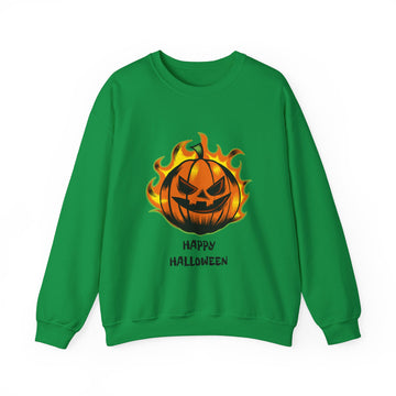 Halloween "Happy Halloween" Jack-O-Lantern | Unisex Heavy Blend™ Crewneck Sweatshirt