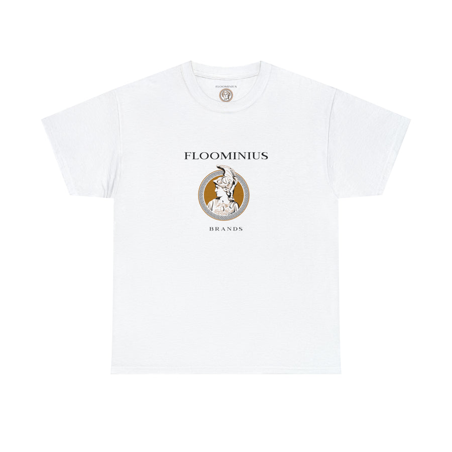 FLOOMINIUS  (Logo Neck Label) Tee (White) / Unisex Heavy Cotton Tee Shirts