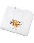 C-2a Rosie Girl Logo "Golden Rose" Print Design (Unisex) | Unisex Ultra Cotton Tee