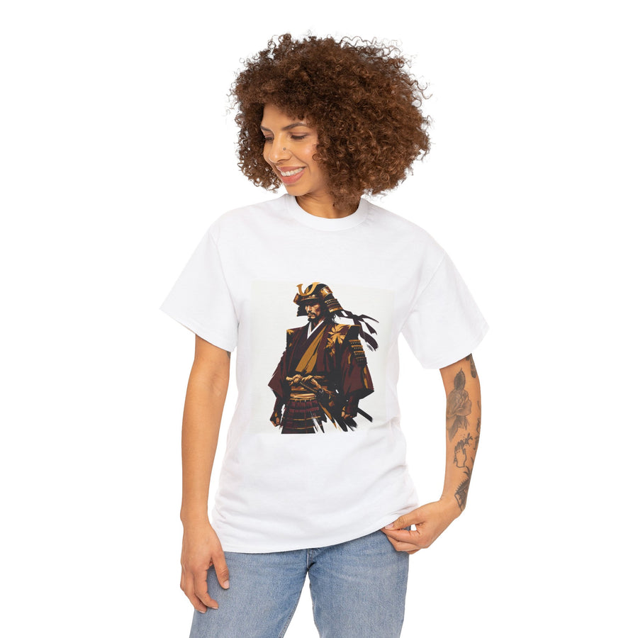 Novelty (A-003) "Samurai" Print Design #3 | Unisex Heavy Cotton Tee