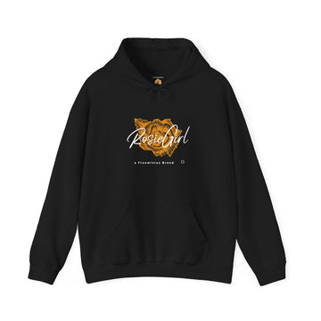 C-03b "Golden Rose" Print Design | Unisex Heavy Blend™ Hooded Sweatshirt