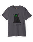 Halloween "Coffee First" Kitty Design | Unisex Ultra Cotton Tee