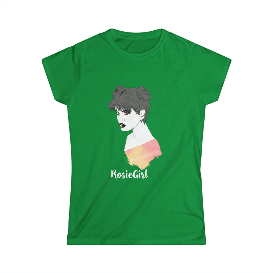 C-RG-24b "Rosie Girl" Print Design | Women's Softstyle Tee