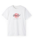 C-02c Rosie Girl Logo "Red Rose" Print Design (Unisex) | Unisex Ultra Cotton Tee