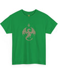 Novelty (043) Dragon Shadow Print Design | Unisex Heavy Cotton Tee