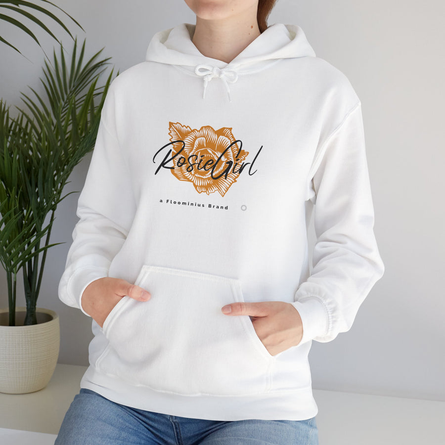 C-03c "Golden Rose" Print Design | Unisex Heavy Blend™ Hooded Sweatshirt