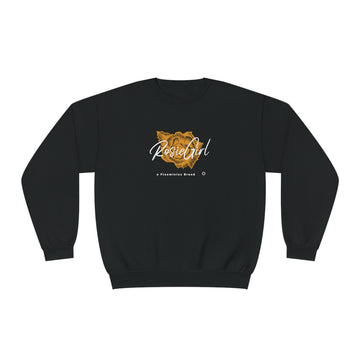 C-04a "Golden Rose" Print Design | Unisex NuBlend® Crewneck Sweatshirt