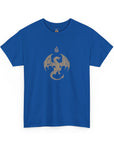 Novelty (043) Dragon Shadow Print Design | Unisex Heavy Cotton Tee