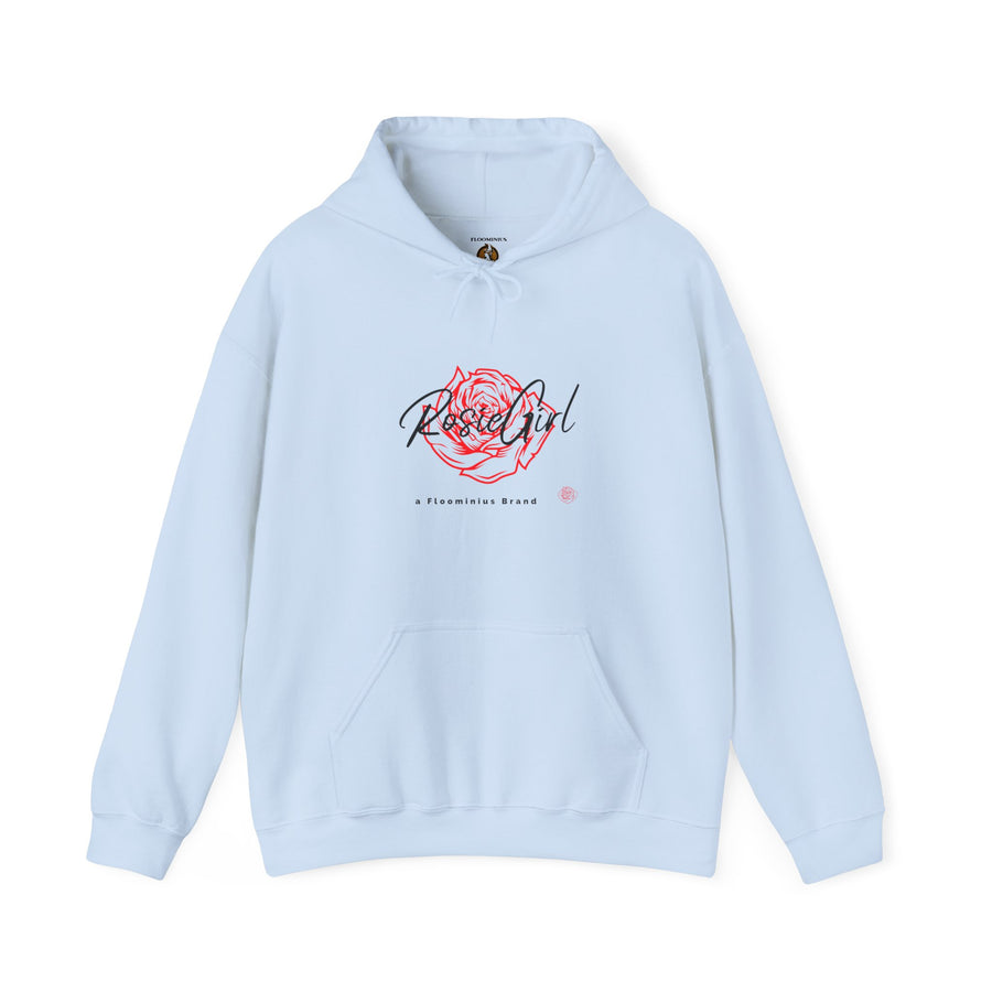 C-03a "Red Rose" Print Design | Unisex Heavy Blend™ Hooded Sweatshirt