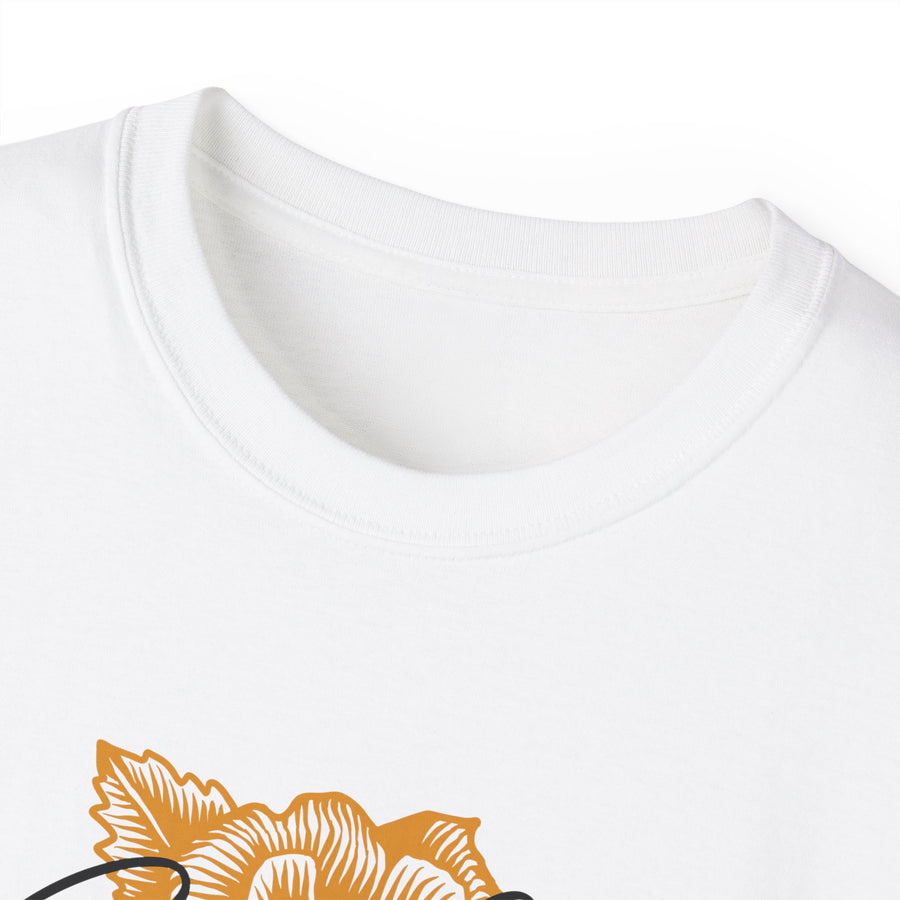 C-2a Rosie Girl Logo "Golden Rose" Print Design (Unisex) | Unisex Ultra Cotton Tee