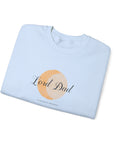 LD1 S004d Lord Dad "Sun and Moon" Print Design | Unisex Heavy Blend™ Crewneck Sweatshirt