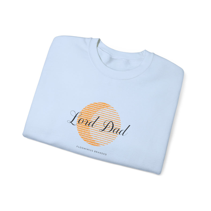 LD1 S004d Lord Dad "Sun and Moon" Print Design | Unisex Heavy Blend™ Crewneck Sweatshirt