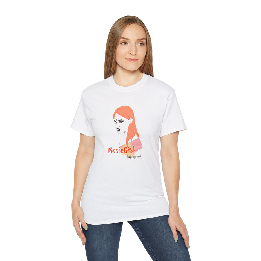 C-RG-24 "Unapologetically" Rosie Girl Print Design | Unisex Ultra Cotton Tee