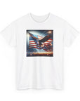 Fourth of July Print Design #2 | Unisex Heavy Cotton Tee