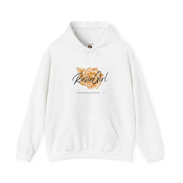 C-03c "Golden Rose" Print Design | Unisex Heavy Blend™ Hooded Sweatshirt