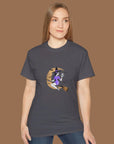 Halloween "Witch & Moon" Print Design | Unisex Ultra Cotton Tee