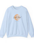 LD1 S004d Lord Dad "Sun and Moon" Print Design | Unisex Heavy Blend™ Crewneck Sweatshirt