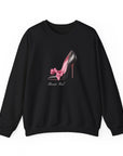 C- Rosie Girl-24S "Shoe with Bow" Print Design | Unisex Heavy Blend™ Crewneck Sweatshirt