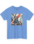 Novelty (068) Constructivist Poster Print Design #8 by Floominius Brands /Unisex Heavy Cotton Tee