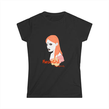 C-RG-24 "Unapologetically" Rosie Girl Print Design | Women's Softstyle Tee
