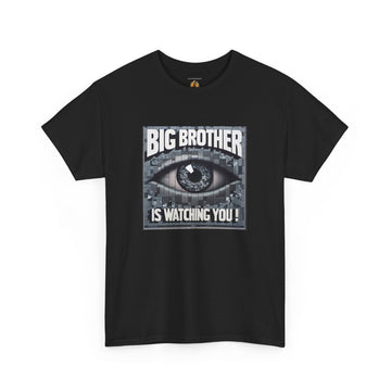 Novelty (031) "Big Brother is Watching You" Print Design #1 | Unisex Heavy Cotton Tee