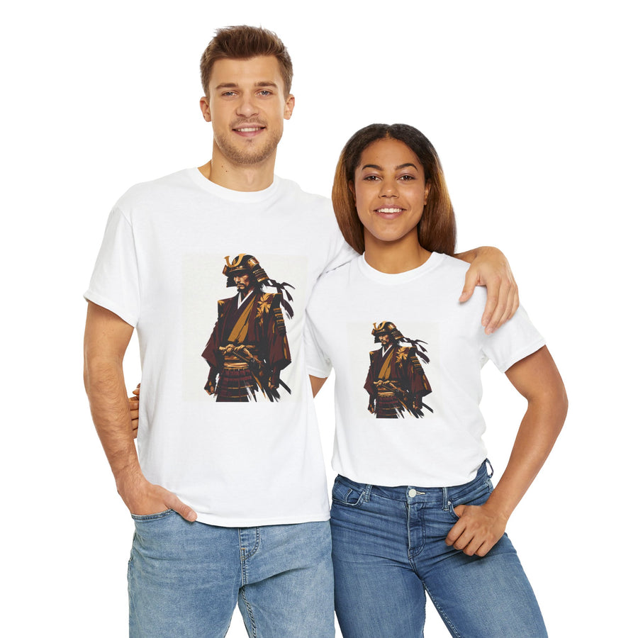 Novelty (A-003) "Samurai" Print Design #3 | Unisex Heavy Cotton Tee