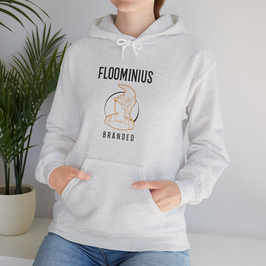 FB0(b) Floominius Branded Logo | Unisex Heavy Blend™ Hooded Sweatshirt