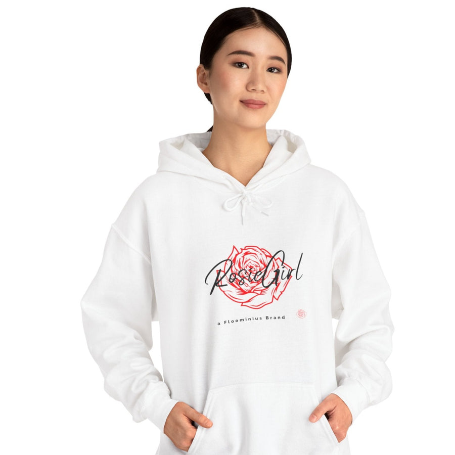 C-03a "Red Rose" Print Design | Unisex Heavy Blend™ Hooded Sweatshirt