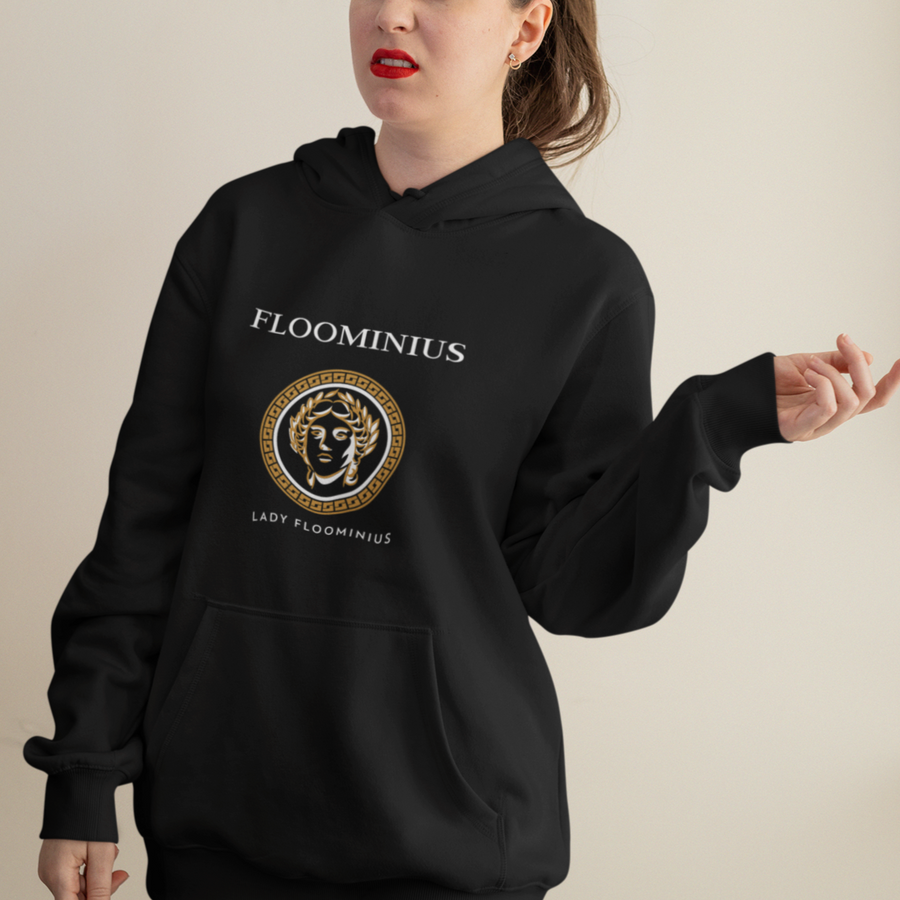 Lady Floominius (Black/Gold Ring) / Unisex Heavy Blend™ Hooded Sweatshirt