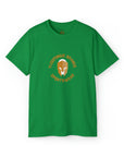 Green unisex cotton tee shirt 