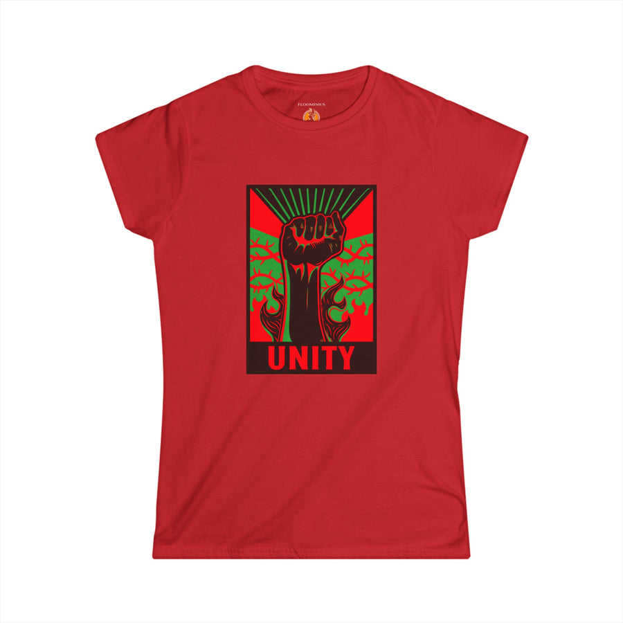 Novelty (w102) "Unity" Print Design | Women's Softstyle Tee