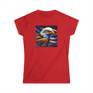 Fourth of July Print Design #1w | Women's Softstyle Tee