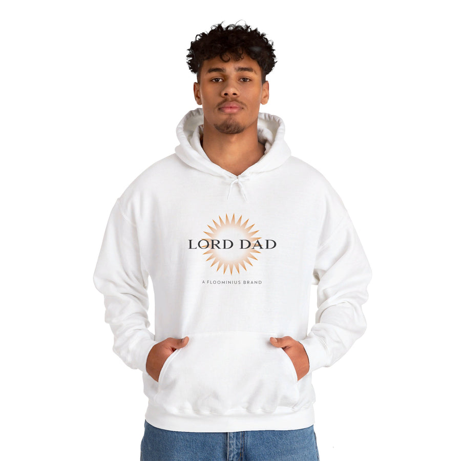 CLEARANCE!! "Lord Dad" Logo (ash, white, or black available) | Unisex Heavy Blend™ Hooded Sweatshirt