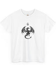 Novelty (043) Dragon Shadow Print Design | Unisex Heavy Cotton Tee