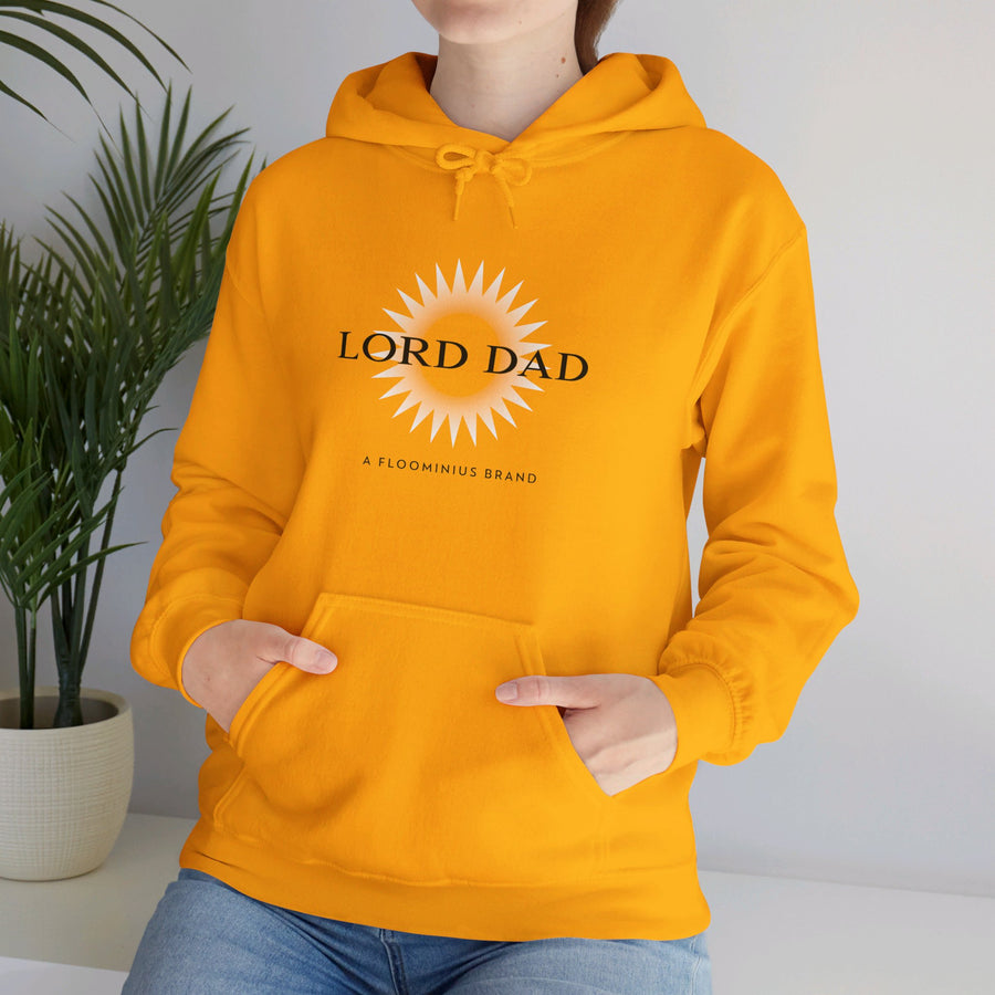 CLEARANCE!! "Lord Dad" Logo Hoodie (Gold/Wht) / Unisex Heavy Blend™ Hooded Sweatshirt