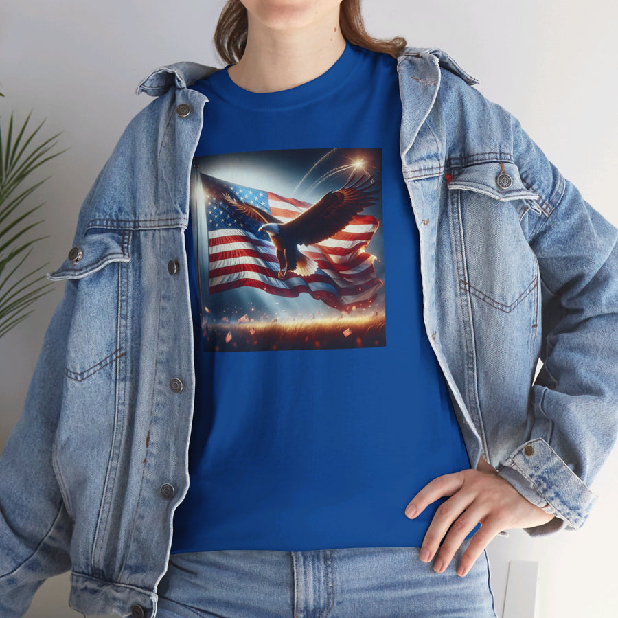 Fourth of July Print Design #2 | Unisex Heavy Cotton Tee