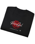 C-02c Rosie Girl Logo "Red Rose" Print Design (Unisex) | Unisex Ultra Cotton Tee