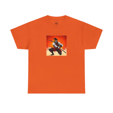 Novelty (A-002) "Samurai" Print Design #2 | Unisex Heavy Cotton Tee