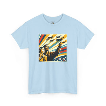 Novelty (061) Constructivist Poster Print Design #1 | Unisex Heavy Cotton Tee