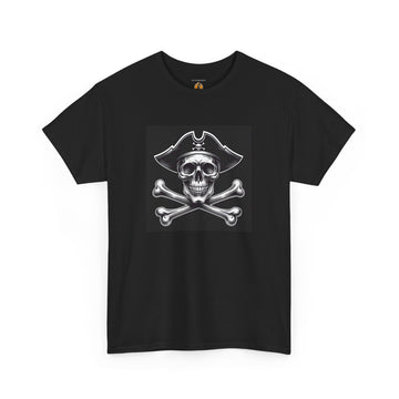 Novelty (022) "Skull & Crossbones" Print Design | Unisex Heavy Cotton Tee