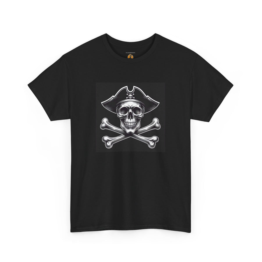 Novelty (022) "Skull & Crossbones" Print Design | Unisex Heavy Cotton Tee