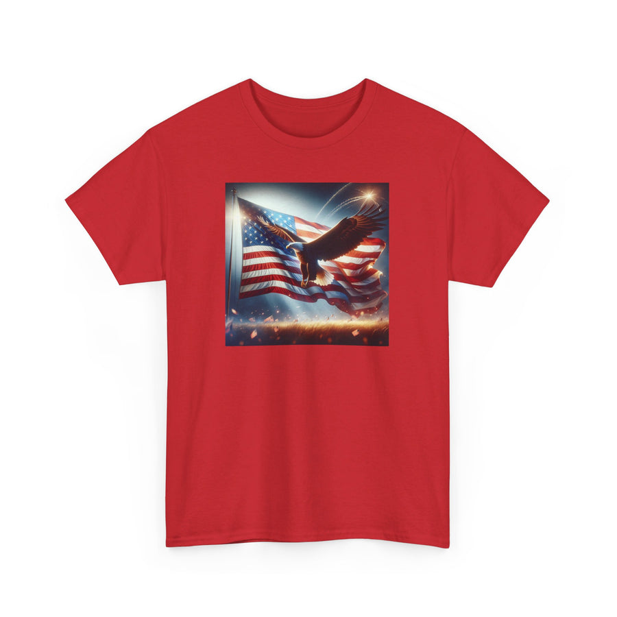 Fourth of July Print Design #2 | Unisex Heavy Cotton Tee