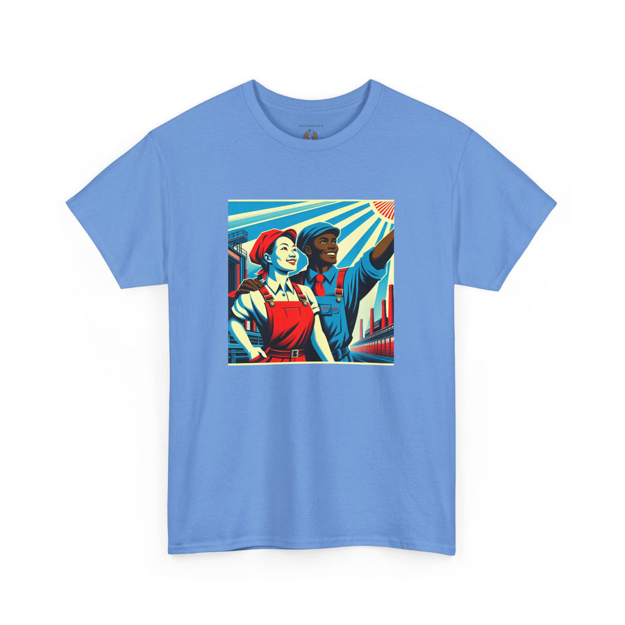 Novelty (062) Constructivist Print Design #2 by Floominius Brands | Unisex Heavy Cotton Tee