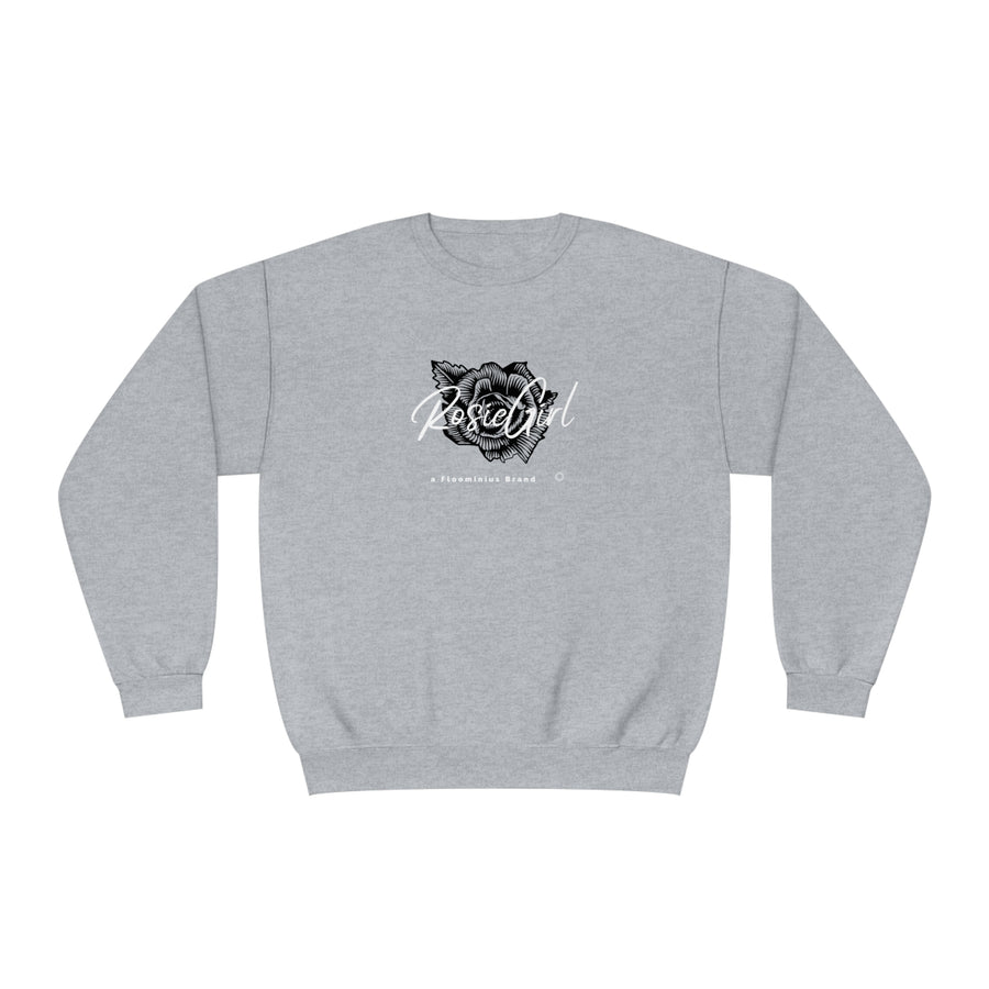 C-04c "Black Rose" Print Design | Unisex NuBlend® Crewneck Sweatshirt