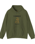 FB0(b) Floominius Branded Logo | Unisex Heavy Blend™ Hooded Sweatshirt